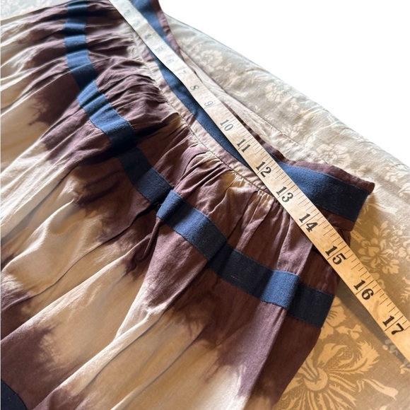 Edme & Esyllte  Striped Brown and Blue Women's Skirt size 6 - Picture 3 of 7